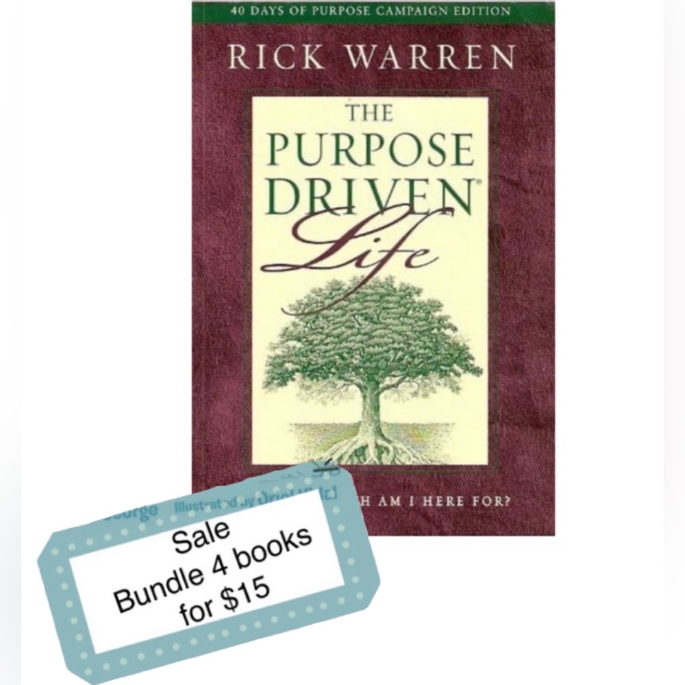 A Purpose Driven Life by Rick Warren Hardcover
